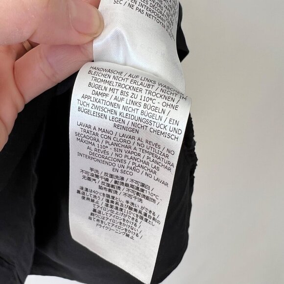 Stella McCartney 2001 Logo print Tshirt, Black, Size 40 J163 - Picture 10 of 11